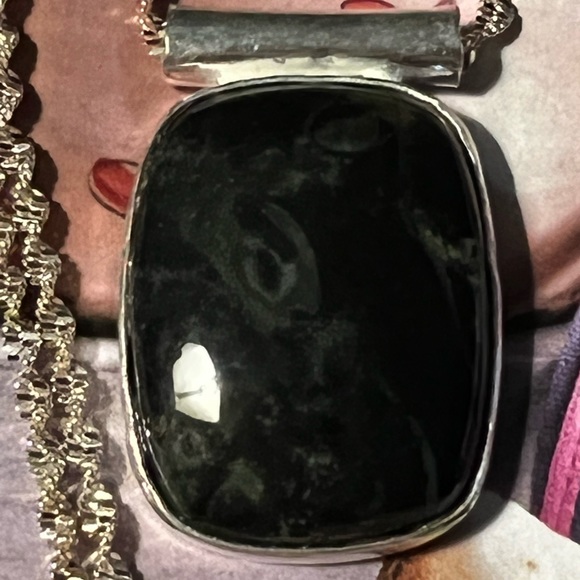 NEW Kambaba Jasper silver necklace - Picture 5 of 7